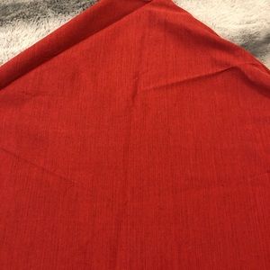 Red round kitchen tablecloth